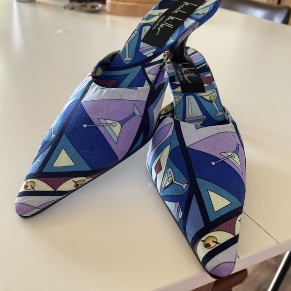 90s/Y2K Nicole Miller Dirty Martini kitten heels - Picture 4 of 7